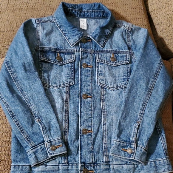Carters kid denim jacket size 10 euc